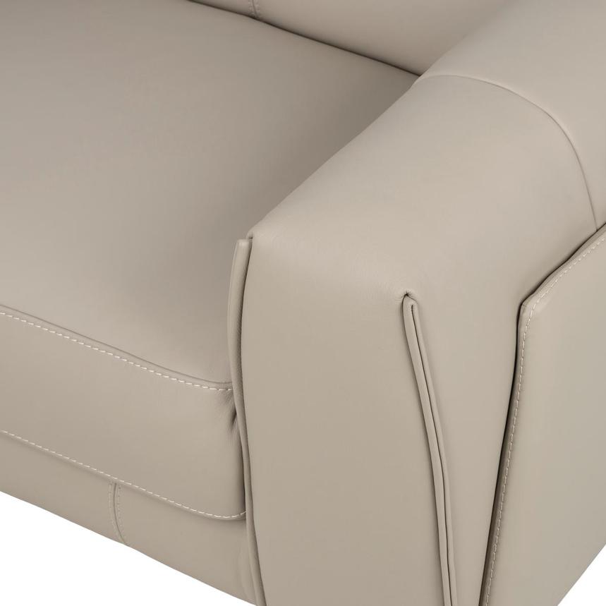 Luke 2.0 Taupe Leather Power Reclining Sectional with 6PCS/2PWR alternate image, 10 of 12 images.