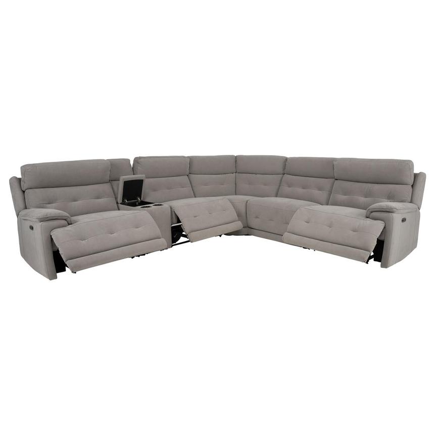 Dean Power Reclining Sectional with 6PCS/3PWR  alternate image, 2 of 9 images.