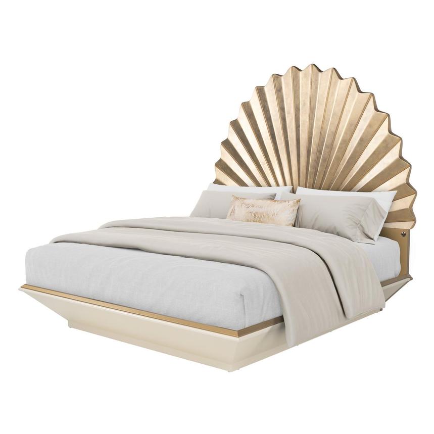 Fantosini King Panel Bed main image, 1 of 8 images.