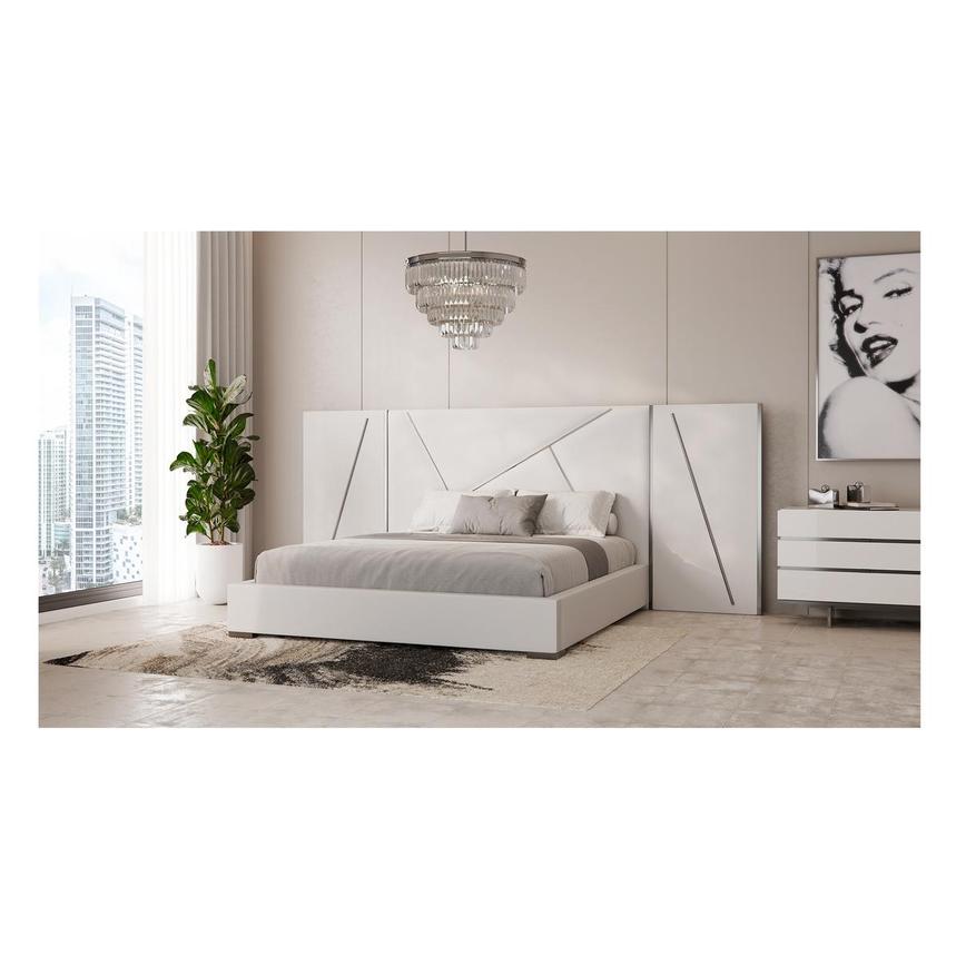 Luxboca King Platform Bed w/Side Panels  alternate image, 2 of 8 images.
