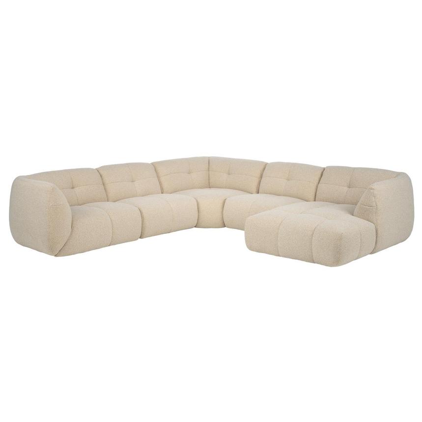 Moosh Sectional Sofa w/Right Chaise main image, 1 of 8 images.