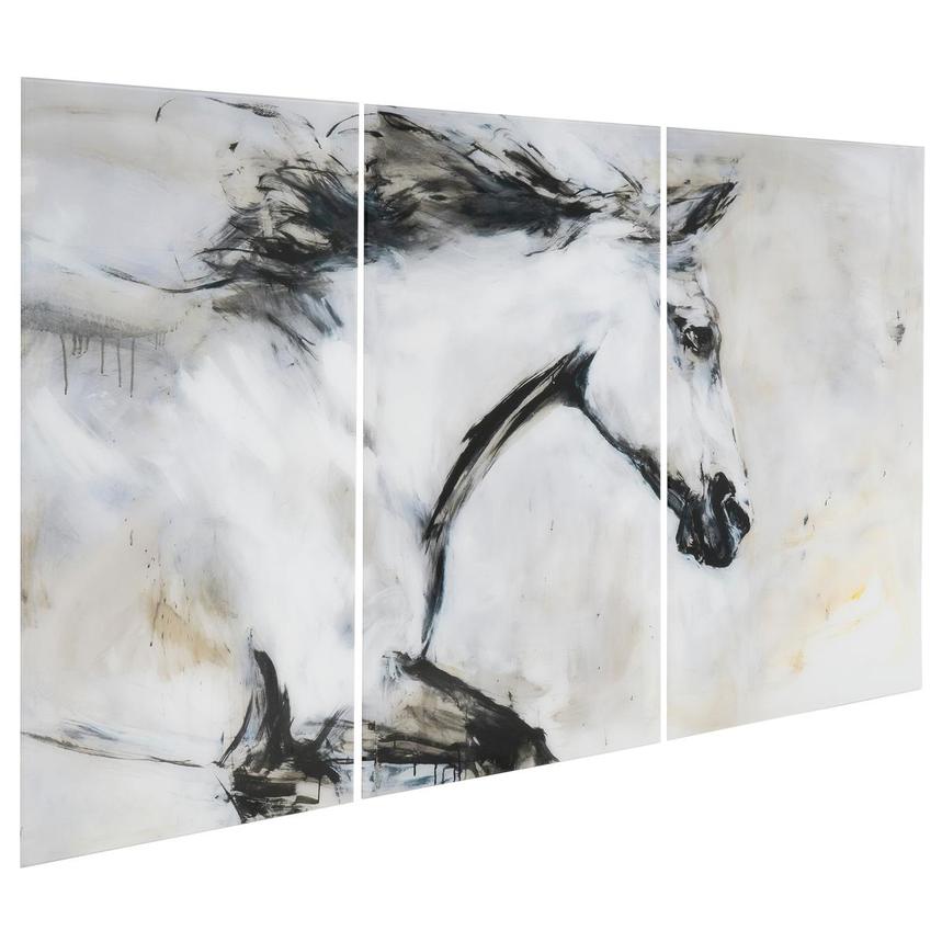 Monochrome Gallop Wall Art  alternate image, 2 of 3 images.