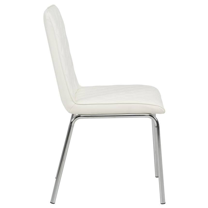 Athens White Side Chair  alternate image, 3 of 7 images.