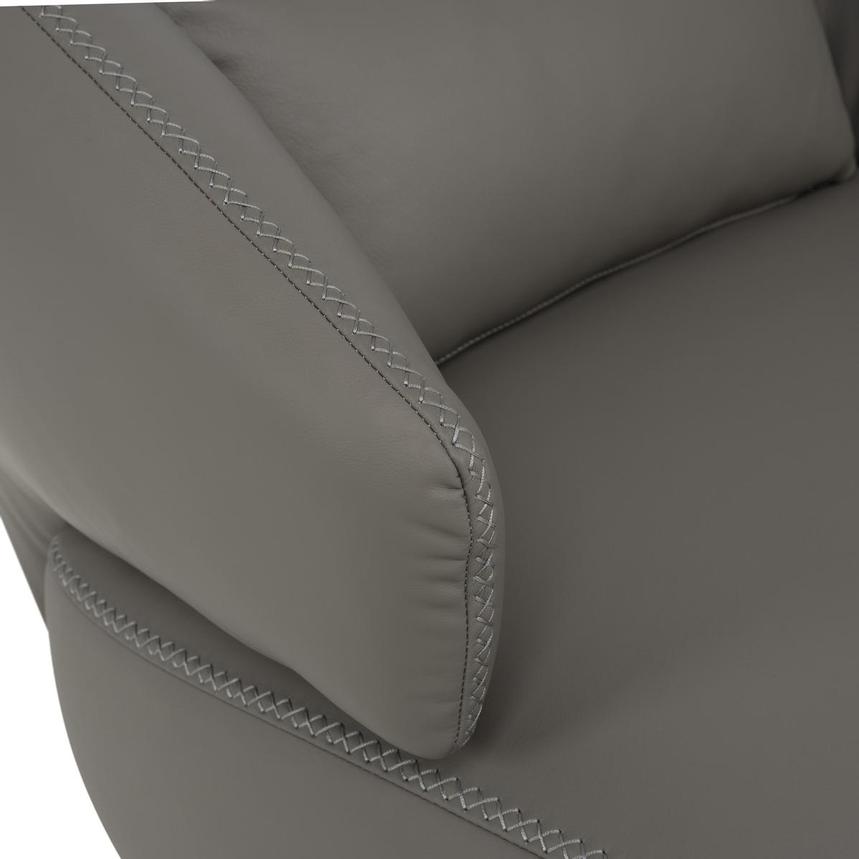 Tivona Gray Swivel Chair  alternate image, 7 of 9 images.