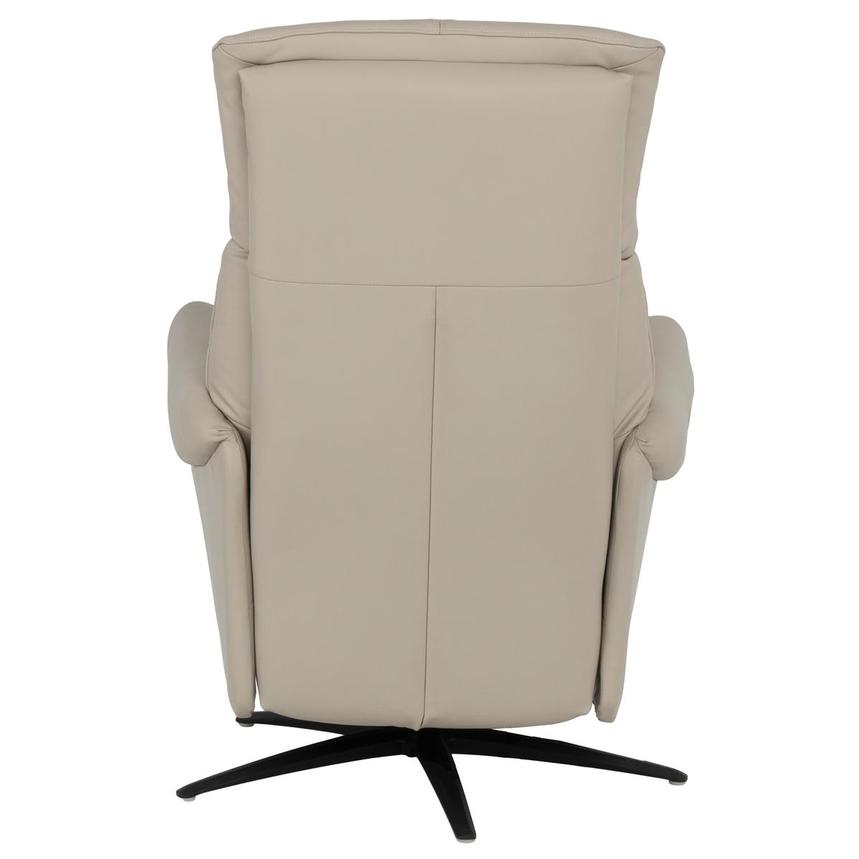 Torrence Taupe Leather Power Swivel Recliner w/Massage alternate image, 5 of 9 images.