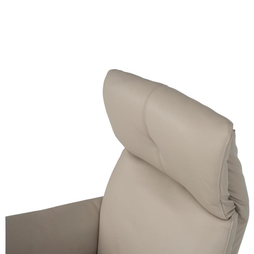 Torrence Taupe Leather Power Recliner alternate image, 6 of 9 images.