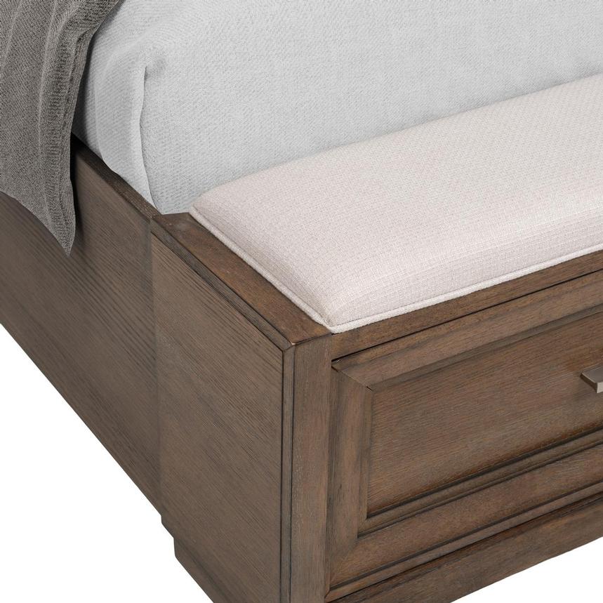 Vigo Brown King Storage Panel Bed alternate image, 6 of 8 images.