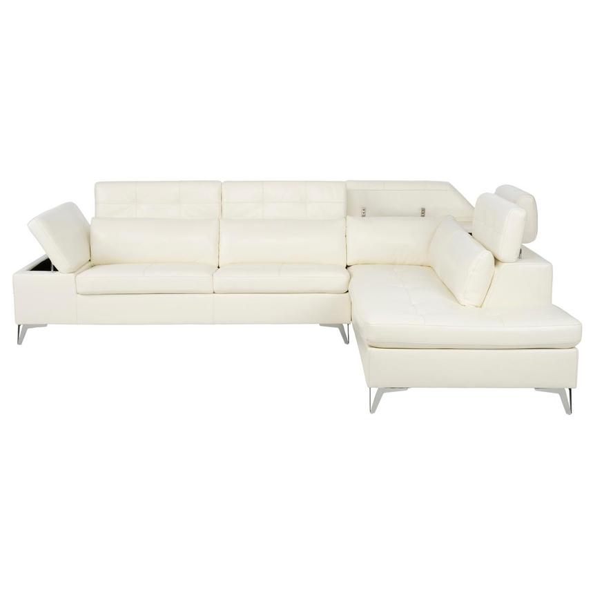 Sylar White Sectional Sofa  alternate image, 2 of 12 images.
