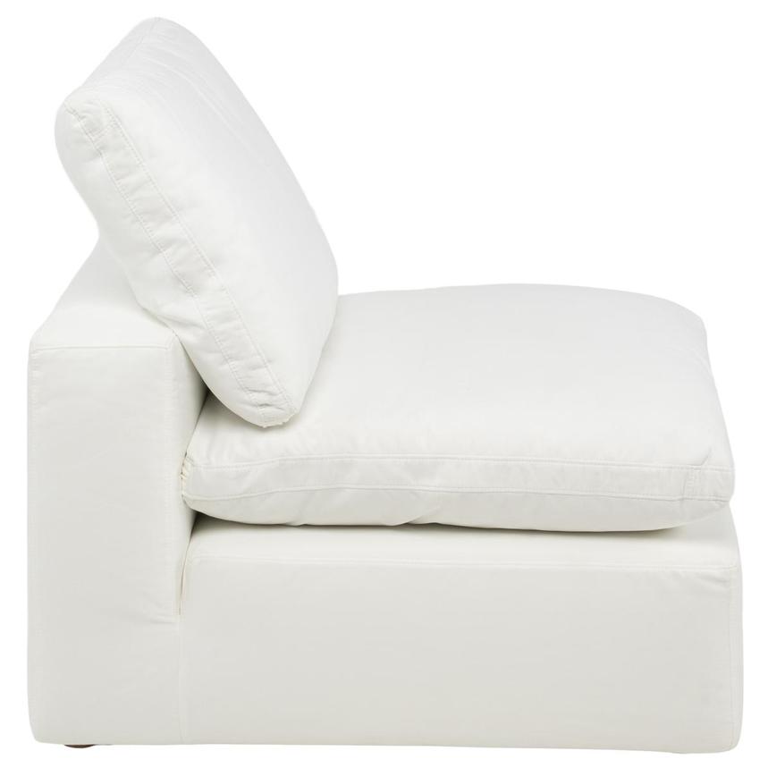 Nube II White Armless Chair  alternate image, 3 of 4 images.