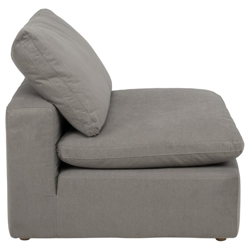 Nube II Gray Armless Chair  alternate image, 3 of 4 images.