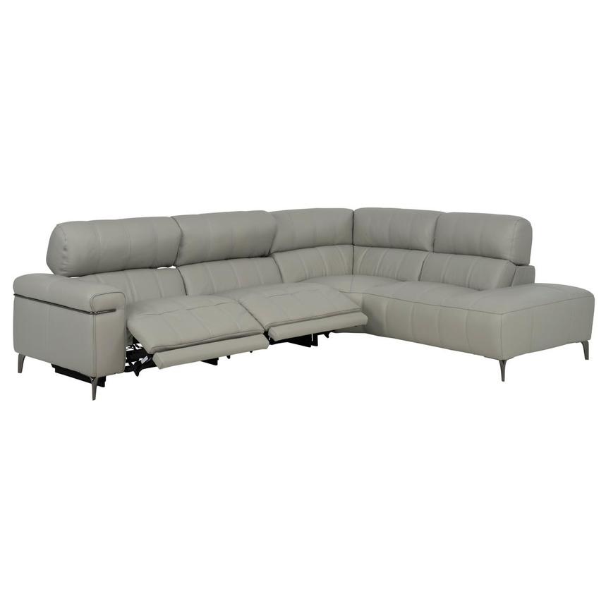 Montreal Gray Corner Sofa w/Right Chaise alternate image, 3 of 10 images.