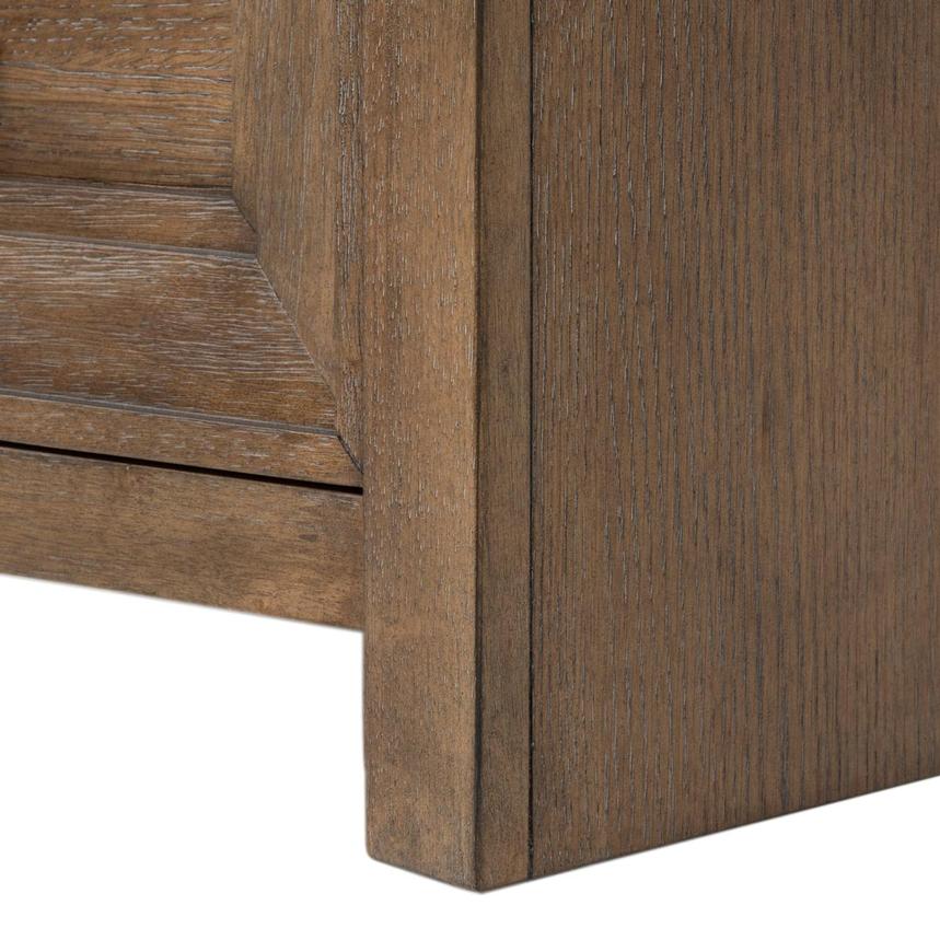 Vigo Brown Nightstand  alternate image, 15 of 15 images.