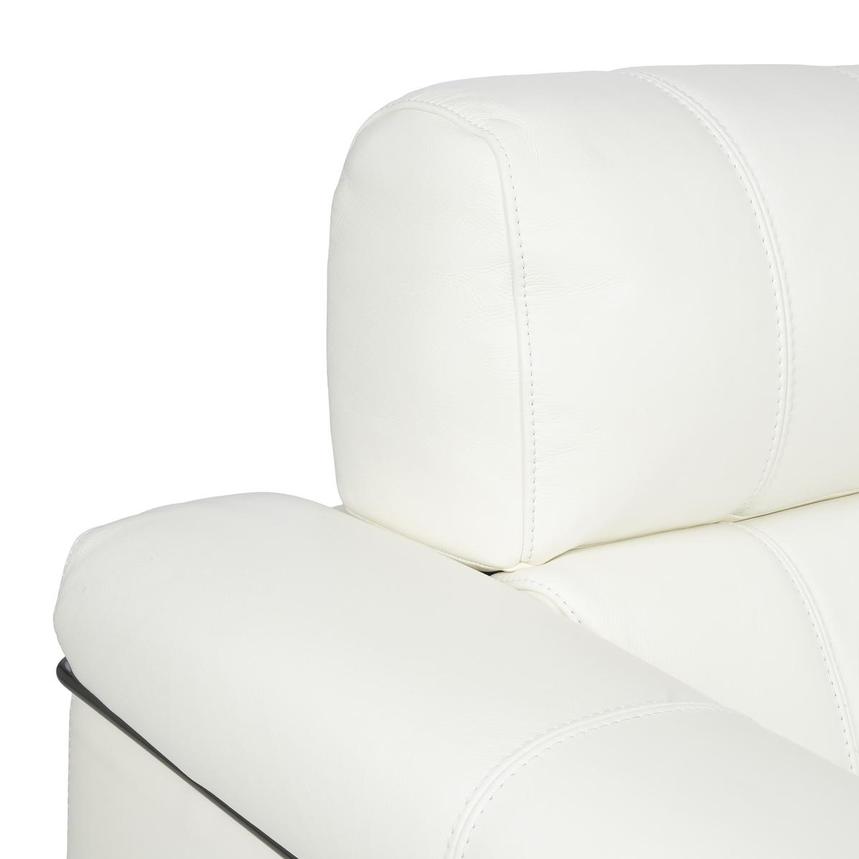 Montreal White Corner Sofa w/Left Chaise  alternate image, 5 of 10 images.
