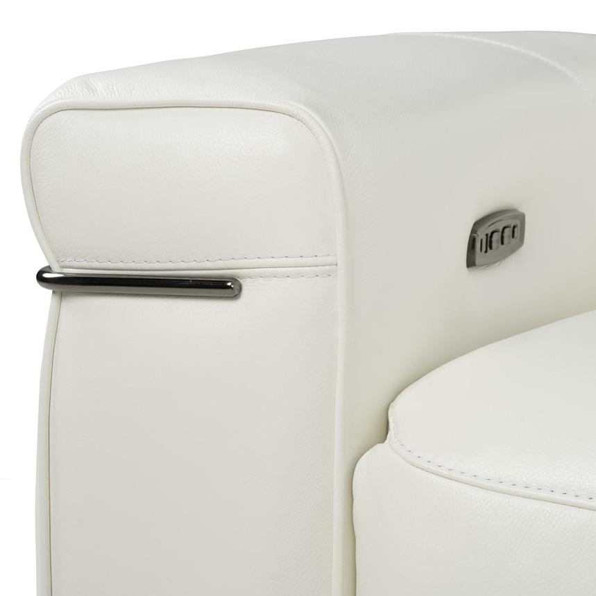 Montreal White Corner Sofa w/Left Chaise  alternate image, 7 of 10 images.