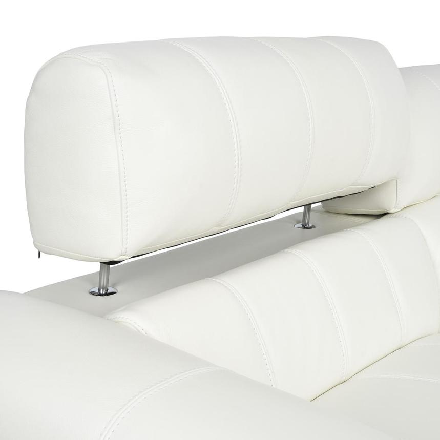 Montreal White Corner Sofa w/Left Chaise alternate image, 6 of 10 images.