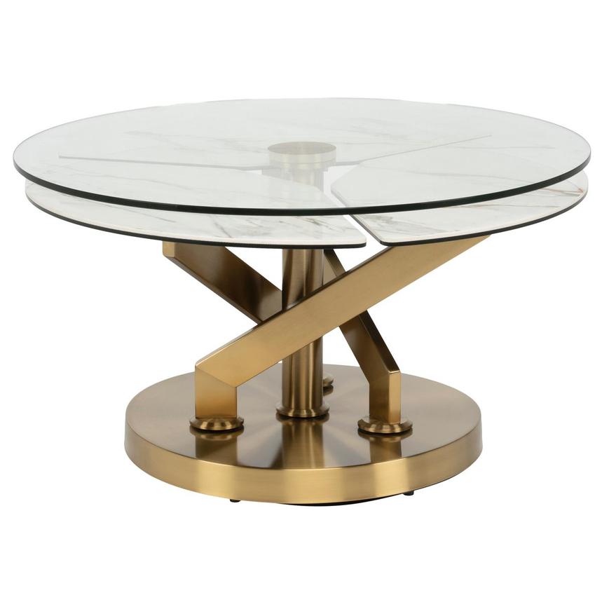Kelby Gold Motion Coffee Table main image, 1 of 6 images.