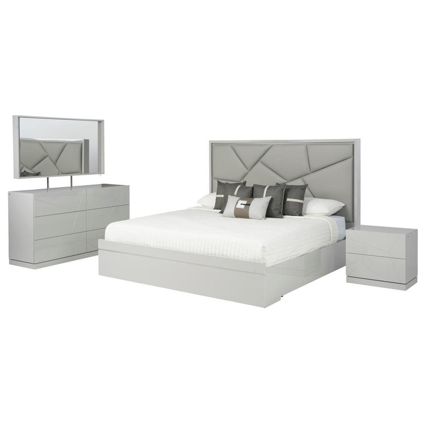 Tessa Gray 4-Piece Queen Bedroom Set