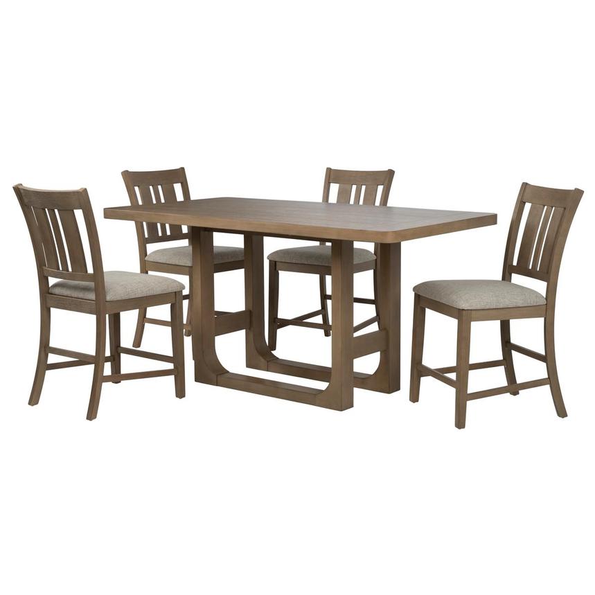 Lago 5-Piece Counter Dining Set main image, 1 of 4 images.