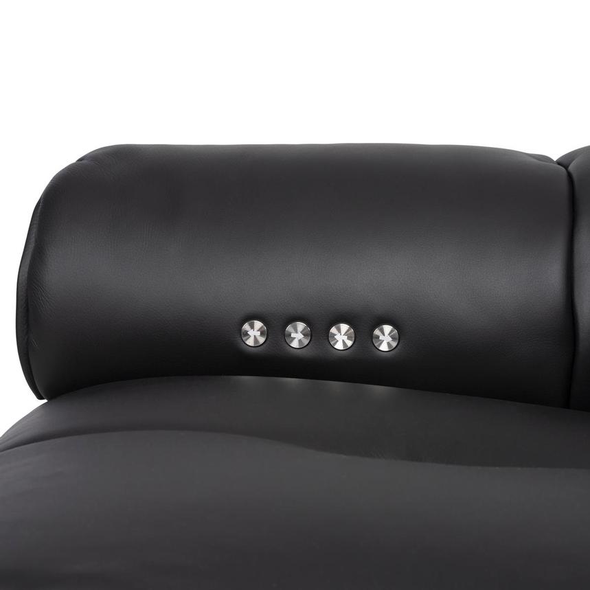 Obsidian Leather Power Reclining Sectional with 6PCS/2PWR  alternate image, 15 of 16 images.