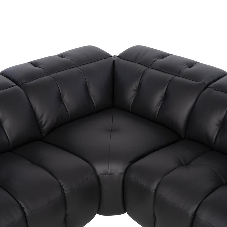 Obsidian Leather Power Reclining Sectional with 6PCS/3PWR alternate image, 5 of 15 images.