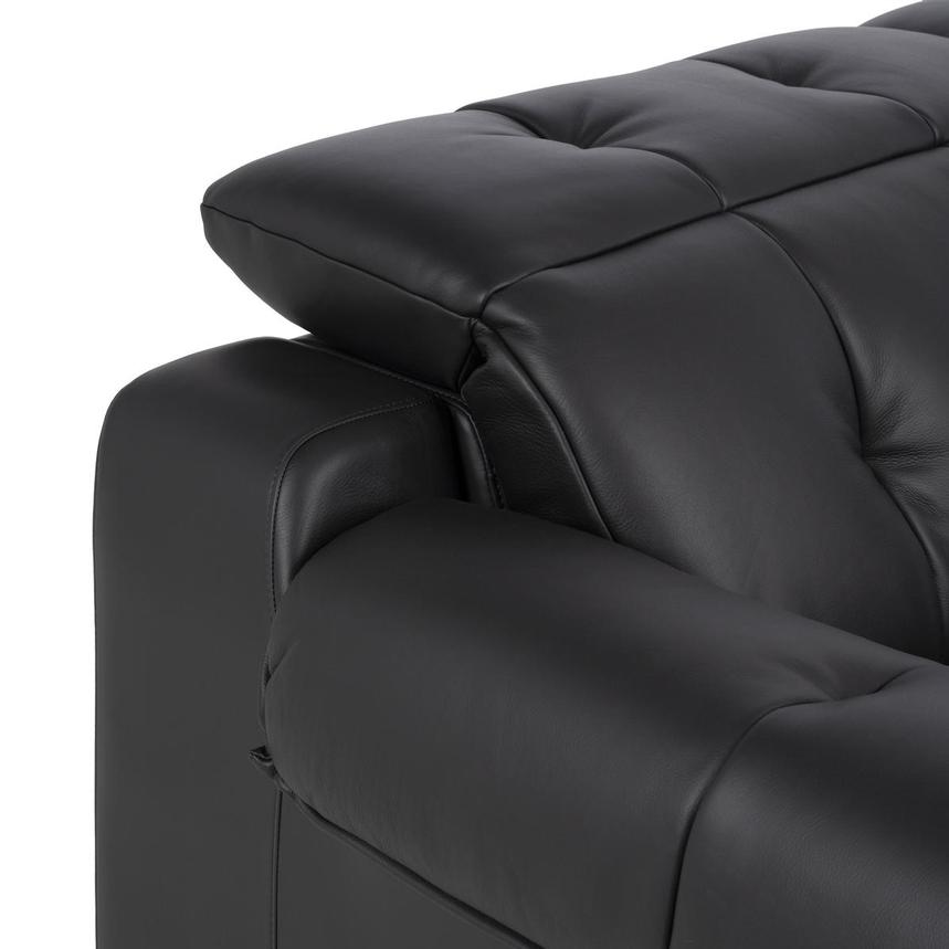 Obsidian Leather Power Reclining Sectional with 5PCS/3PWR alternate image, 8 of 19 images.