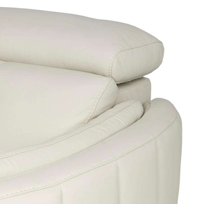 Kamet Ivory Leather Power Reclining Sectional with 7PCS/3PWR alternate image, 10 of 12 images.