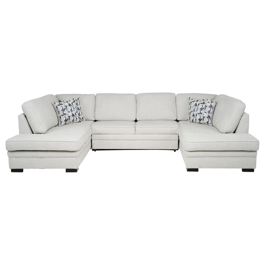 Meave Sectional Sleeper Sofa w/Storage main image, 1 of 12 images.
