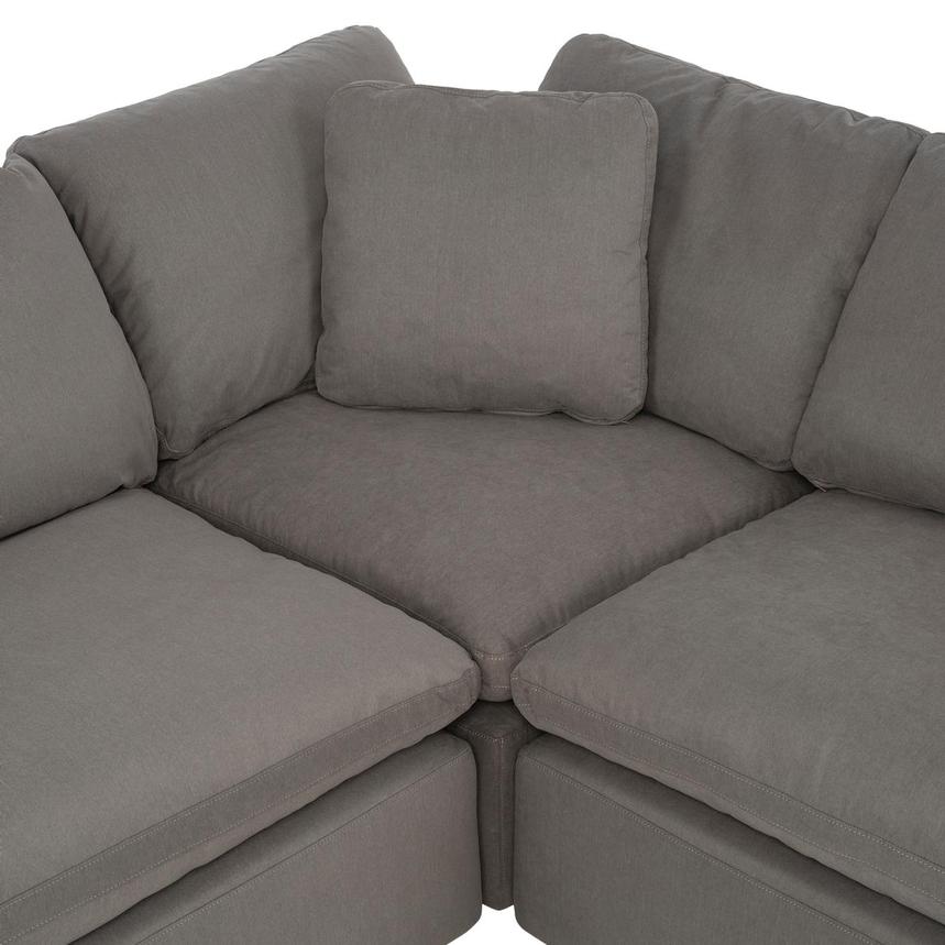 Nube II Gray Corner Sofa 4PC alternate image, 3 of 5 images.