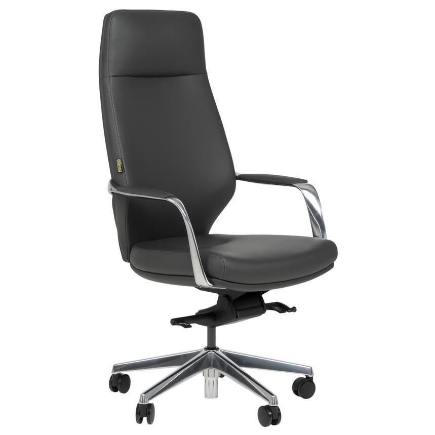 Yoshi Dark Gray High Back Desk Chair alternate image, 3 of 12 images.
