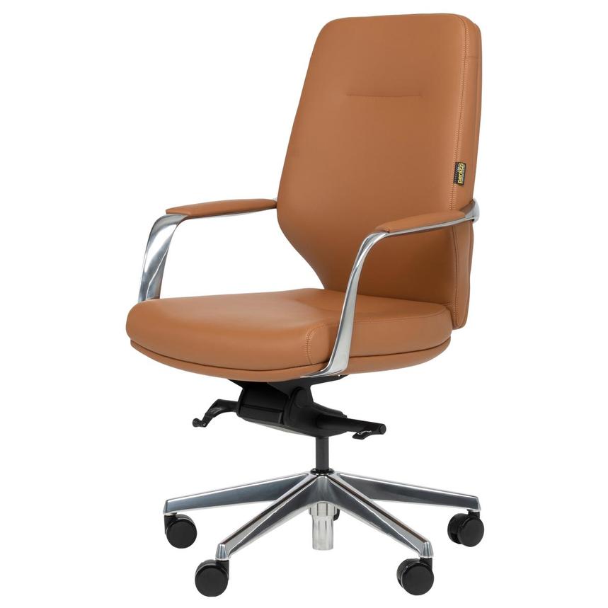 Yoshi Tan Low Back Desk Chair main image, 1 of 10 images.