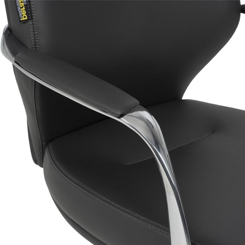 Yoshi Dark Gray Low Back Desk Chair alternate image, 8 of 13 images.