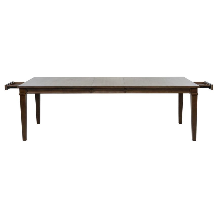 Marisol Brown Extendable Dining Table alternate image, 3 of 9 images.