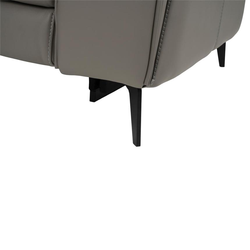 Luke 2.0 Dark Gray Leather Power Reclining Sectional with 6PCS/3PWR alternate image, 13 of 14 images.