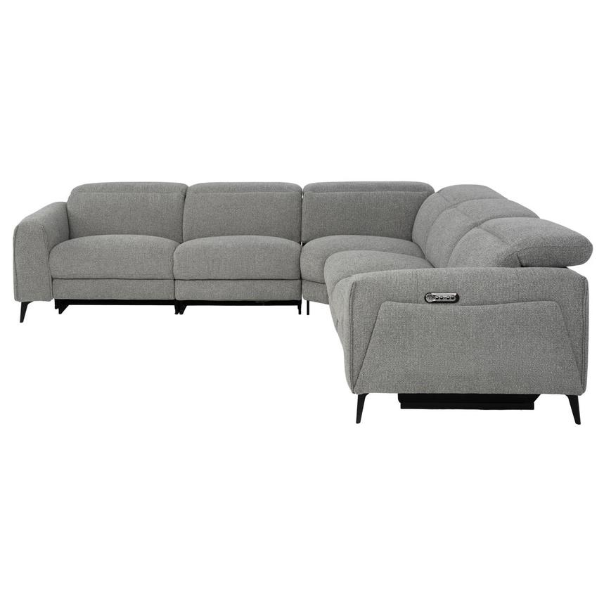 Luke Dark Gray Power Reclining Sectional with 5PCS/3PWR  alternate image, 3 of 10 images.