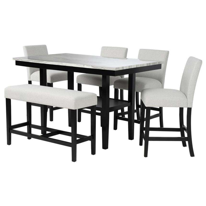 Marbel 6-Piece High Dining Set  main image, 1 of 4 images.