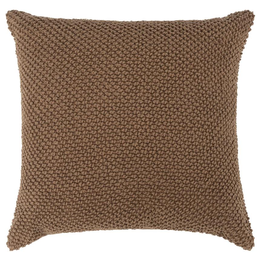 Nudos Brown Accent Pillow main image, 1 of 4 images.