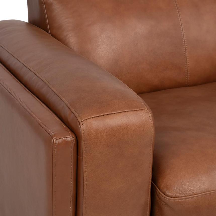 Palermo Tan Leather Sofa w/Right Chaise  alternate image, 5 of 8 images.