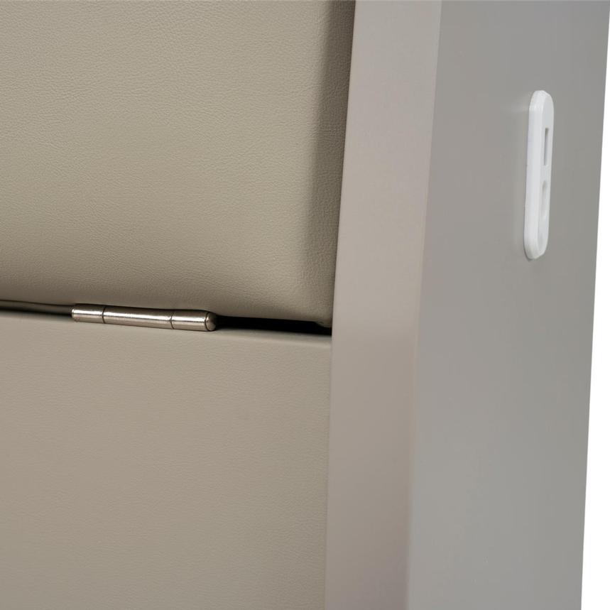 Ivana Gray Queen Storage Bed  alternate image, 5 of 6 images.