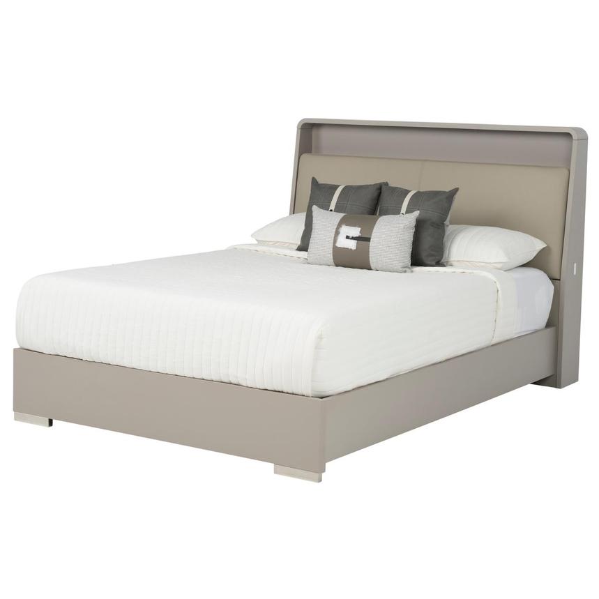 Ivana Gray Queen Storage Bed main image, 1 of 6 images.