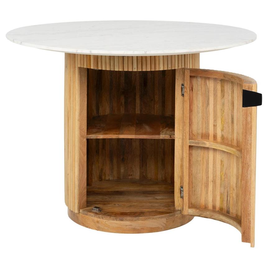 Savra Round Counter Table w/Storage  alternate image, 2 of 6 images.