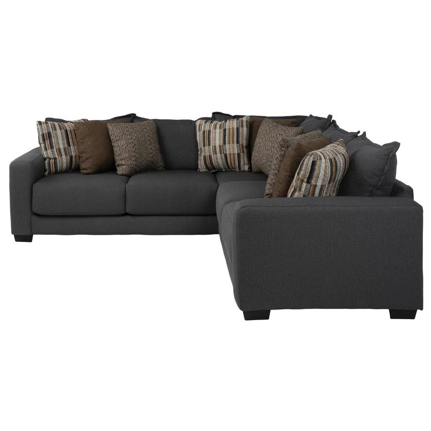 Pine Dark Gray Sectional Sofa alternate image, 3 of 7 images.