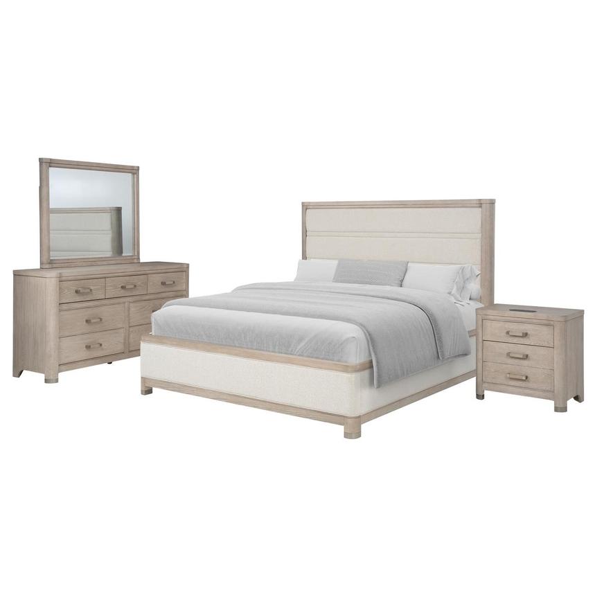 Luciano 4-Piece King Bedroom Set main image, 1 of 6 images.