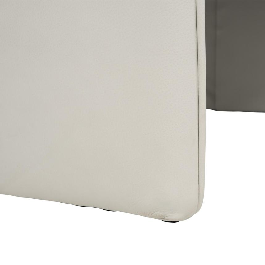 Emerson Light Gray Leather Accent Chair  alternate image, 10 of 11 images.