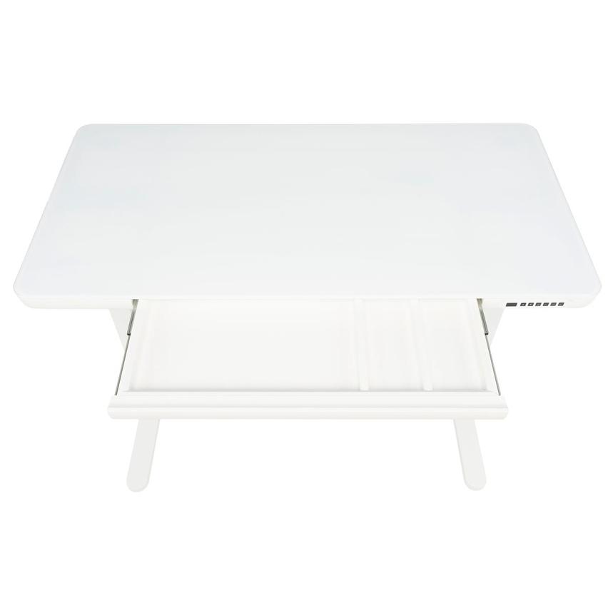 Ascend White Desk  alternate image, 7 of 10 images.