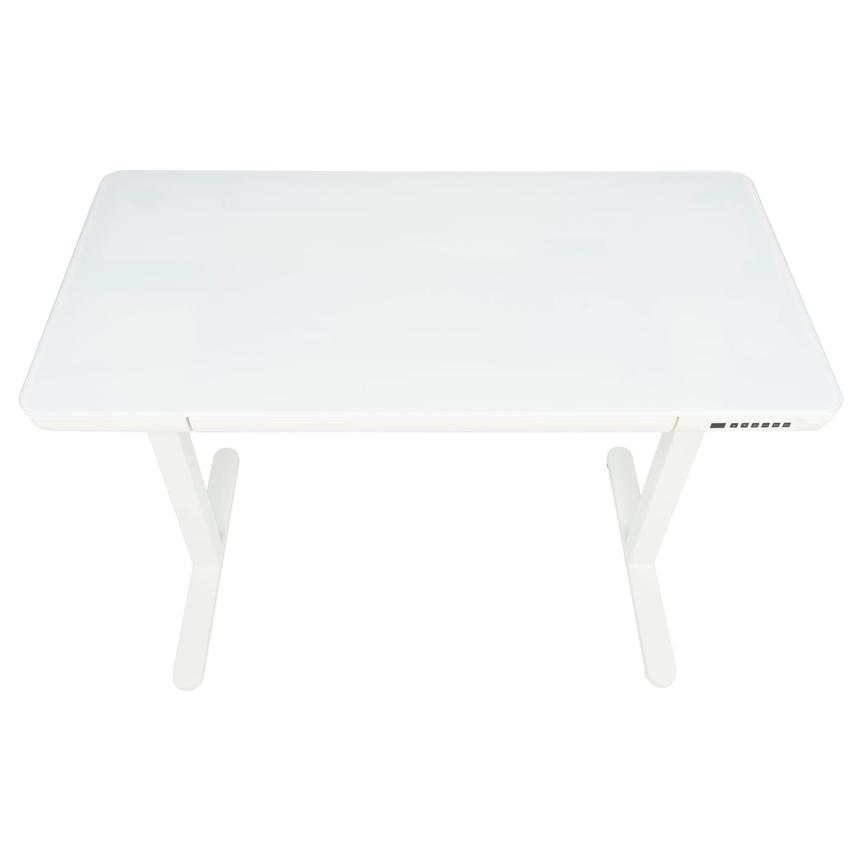 Ascend White Adjustable Height Desk  alternate image, 6 of 10 images.