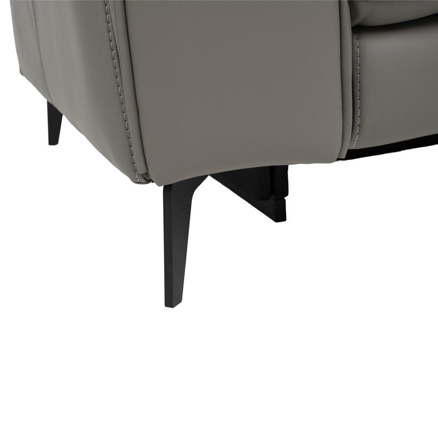 Luke 2.0 Dark Gray Power Reclining Leather Sofa  alternate image, 10 of 10 images.