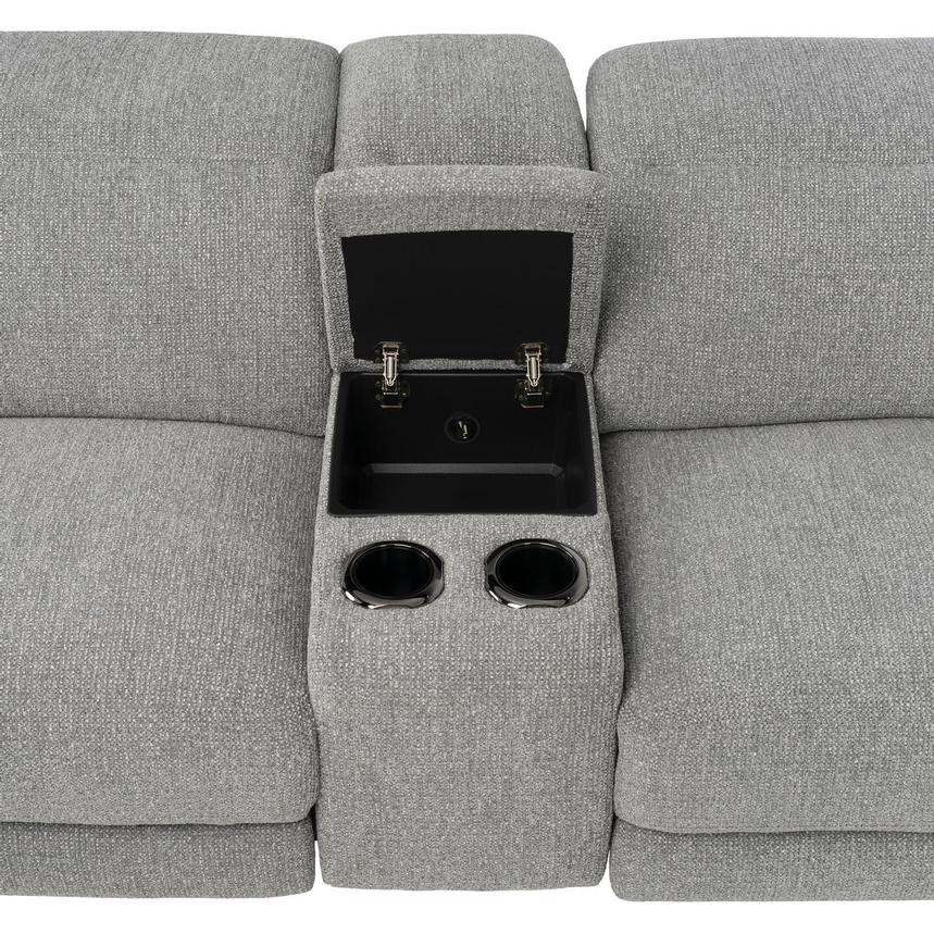 Luke Dark Gray Power Reclining Sectional with 6PCS/2PWR  alternate image, 10 of 12 images.