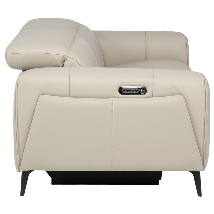 Luke 2.0 Taupe Leather Reclining Loveseat alternate image, 5 of 11 images.