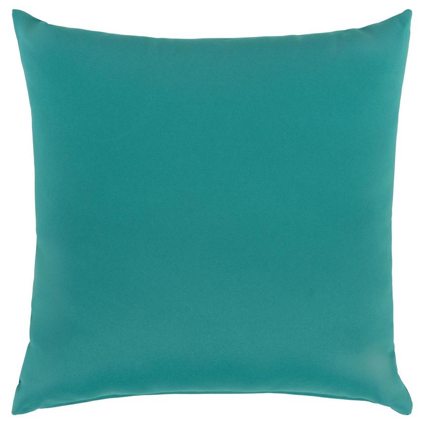 Aqua Outdoor Pillow main image, 1 of 4 images.