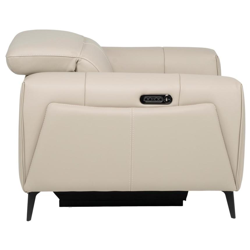 Luke 2.0 Taupe Leather Power Recliner  alternate image, 5 of 10 images.